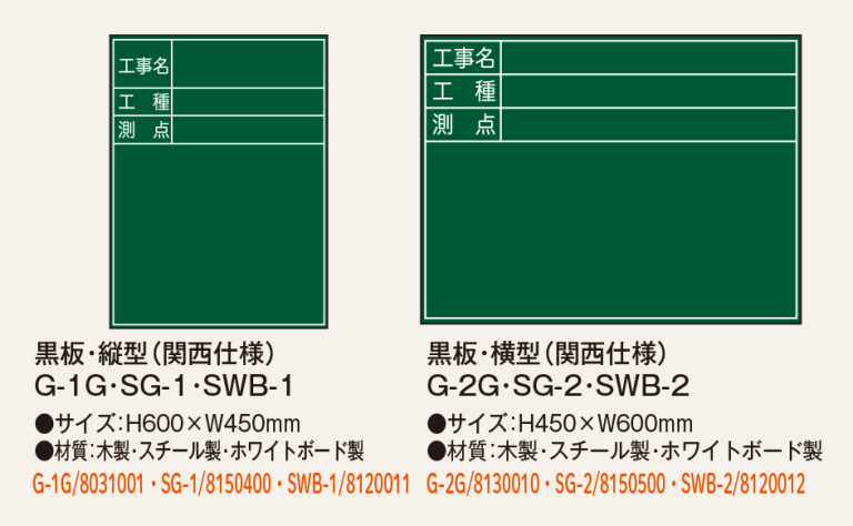 関西仕様黒板