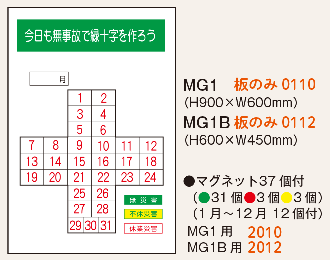 無災害記録表