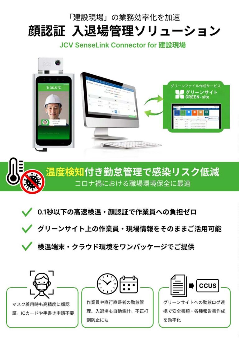 顔認証入退場管理ソリューション