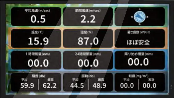 保護中: 屋外用液晶サイネージビジョン55インチ 朝礼用仕様
